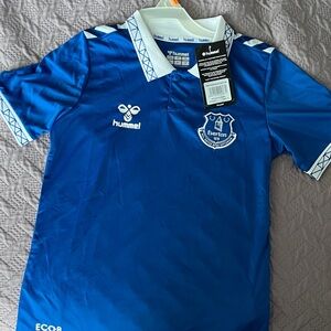 Everton 2023-24 Hummel Kids Royal Blue Home Jersey